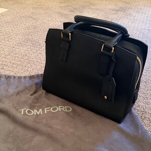 Tom Ford Black Leather Bag